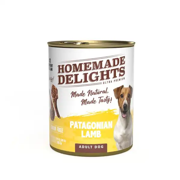 HOMEMADE DELIGHTS PATAGONIAN LAMB ADULT DOG LATA X 340 GR. EO
