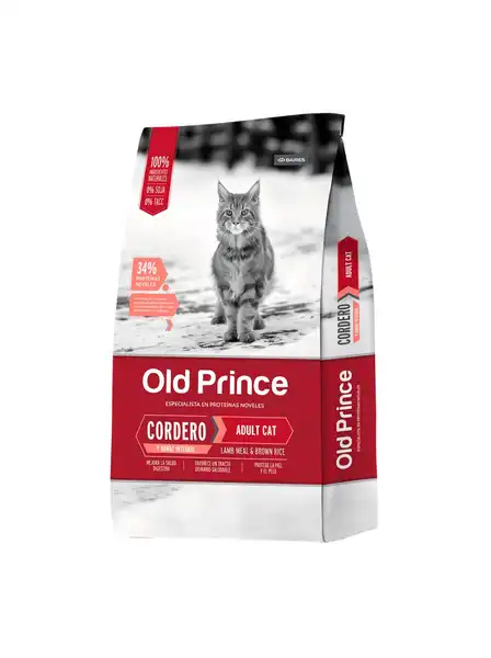 OLDPRINCE NOVEL GATO ADULTO CORDERO Y ARROZ 7,5KG