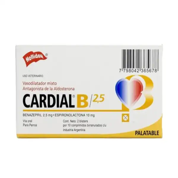 HOLLIDAY CARDIAL B - 2,5 MG X 20 COMP.
