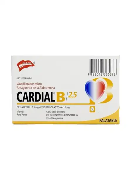 HOLLIDAY CARDIAL B - 2,5 MG X 20 COMP.