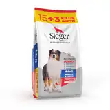SIEGER ADULT MEDIUM & LARGE BREED 15KG + 3KG DE REGALO
