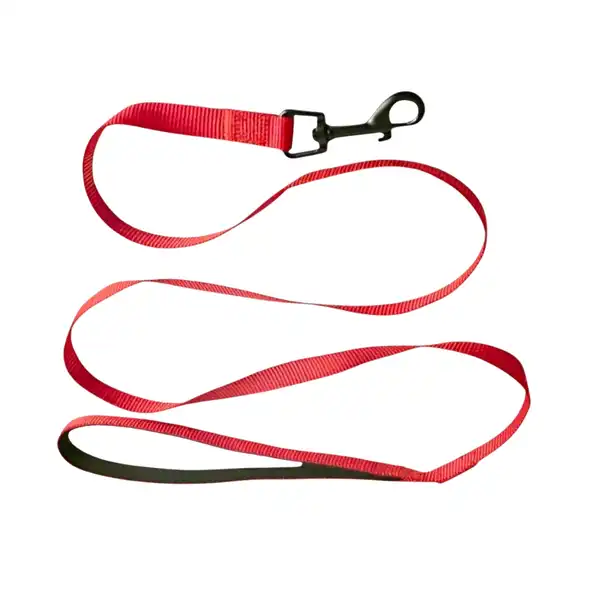 RASCALS DOG CORREA ACOLCHONADA ROJO XS 1.5 X 220CM