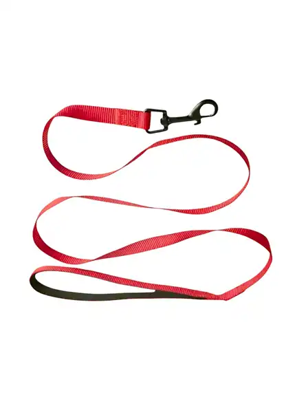 RASCALS DOG CORREA ACOLCHONADA ROJO XS 1.5 X 220CM