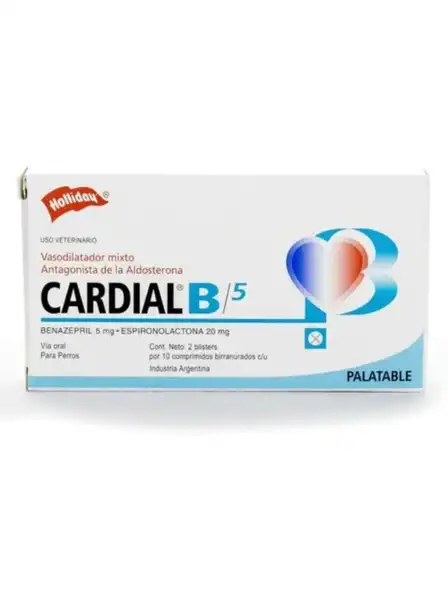 HOLLIDAY CARDIAL B - 5 MG X 20 COMP.