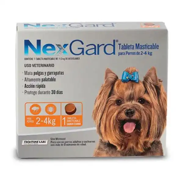 MERIAL  NEXGARD "S" TABLETA MAST.2-4KG