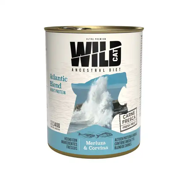 WILD HIGH PROTEIN - MERLUZA & CORVINA X 340G