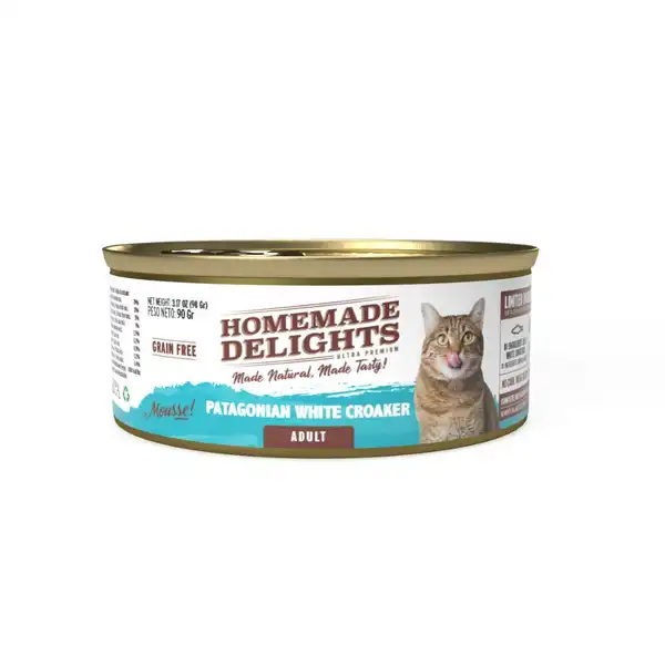 HOMEMADE DELIGHTS WHITE CROAKER ADULT CAT X 90 GR. EO