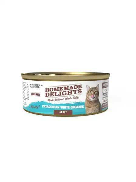 HOMEMADE DELIGHTS WHITE CROAKER ADULT CAT X 90 GR. EO
