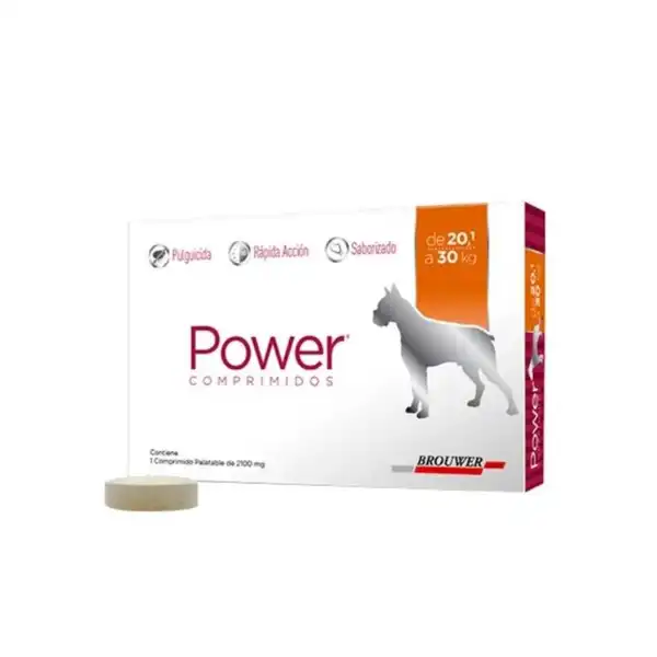 BROUWER POWER COMPRIMIDOS PERRO H 30KG