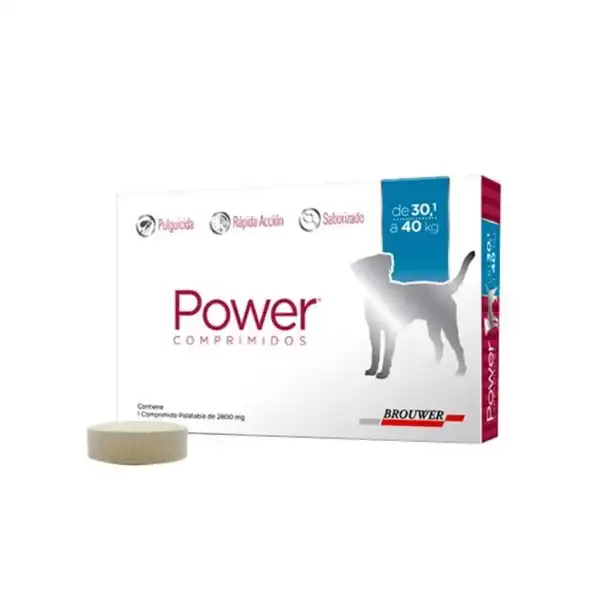 BROUWER POWER COMPRIMIDOS PERRO H 40KG