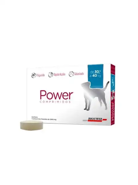 BROUWER POWER COMPRIMIDOS PERRO H 40KG