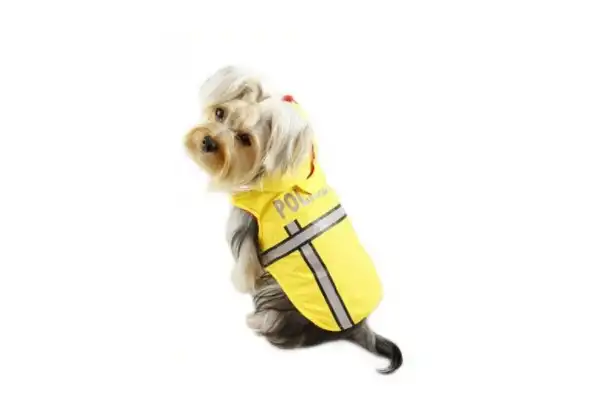 PER-ROS CAPA POLICE DOG TALLE S 25CM.- 