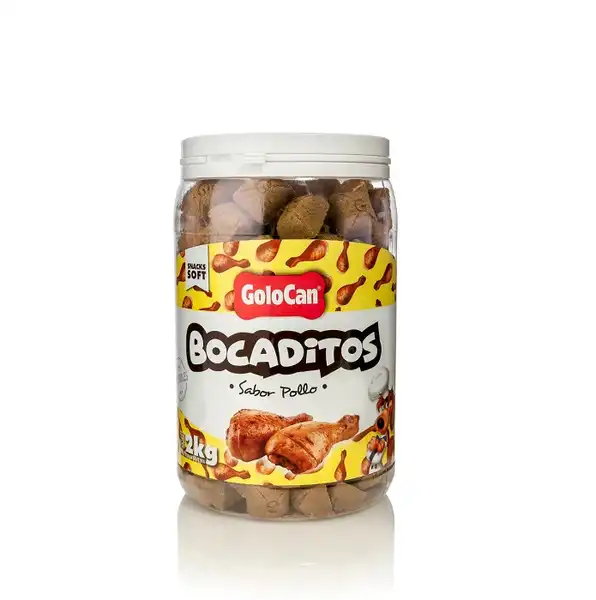 GOLOCAN BOCADITOS POLLO FRASCO X 2 KG