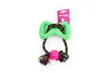 PETSPLAST MORDILLO 8 DE GOMA + PELOTA PUAS SOGA ALPINA 8MMX85CM S1201