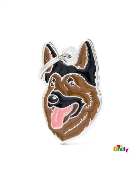 MY FAMILY MEDALLA FRIEND GERMAN SHEPERD MF14N