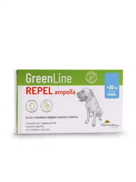 FATRO VON FRANKEN GREENLINE REPEL AMPOLLA X 5 ML GRANDE (+20 KG)