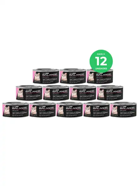 VITALCAN BALANCED SOUFFLE DE MERLUZA GATO CACHORRO 85G X 12U