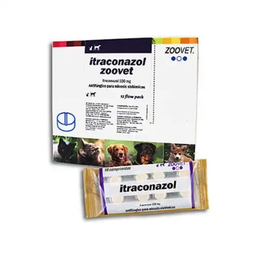 ZOOVET ITRACONAZOL 100 MG (BLISTER X 10 COMP) 