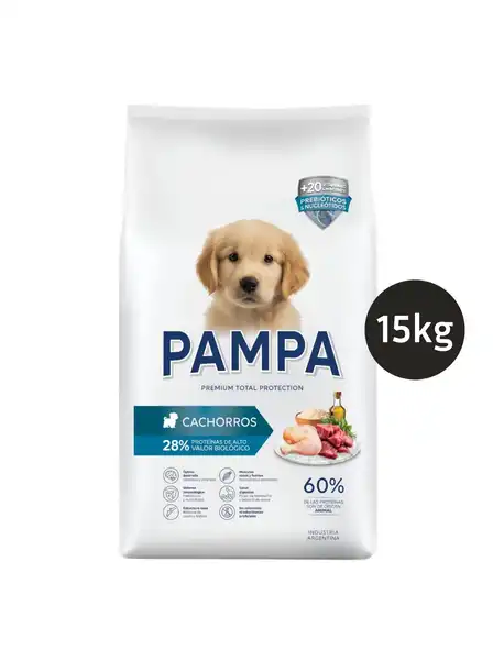 PAMPA PAMPA PERROS CACHORROS 15 KG