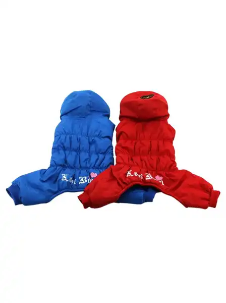 PER-ROS CANGURO ESPECIAL ROJO/AZUL TALLE L