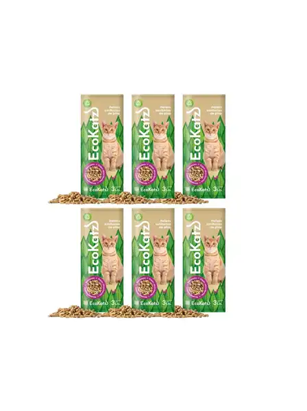ECOKATZ ECOKATZ 6 UNIDADES X 2.1 KG (3 LTS)