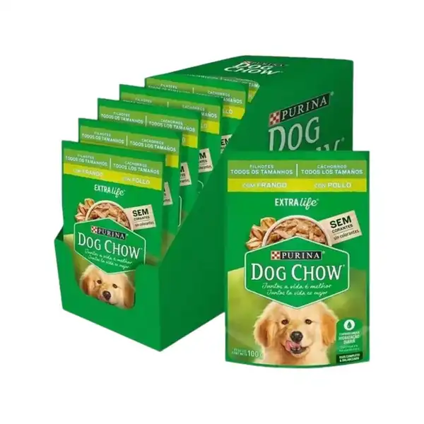 DOGCHOW WET CACHORRO POLLO 100GRS X15 UNIDADES