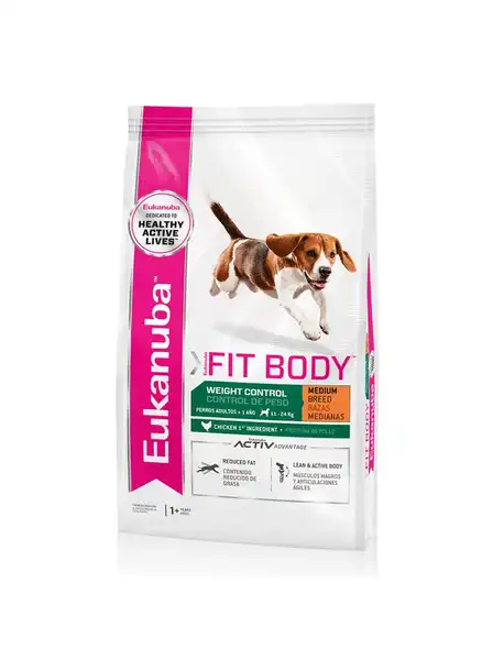 EUKANUBA FIT BODY MEDIUM 3KG