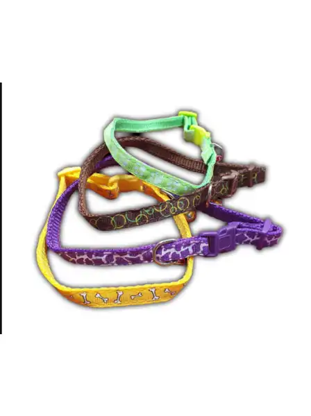 PER-ROS  COLLAR GATO-PERRO CHICO AJUSTABLE ESTAMPADO X UNIDAD