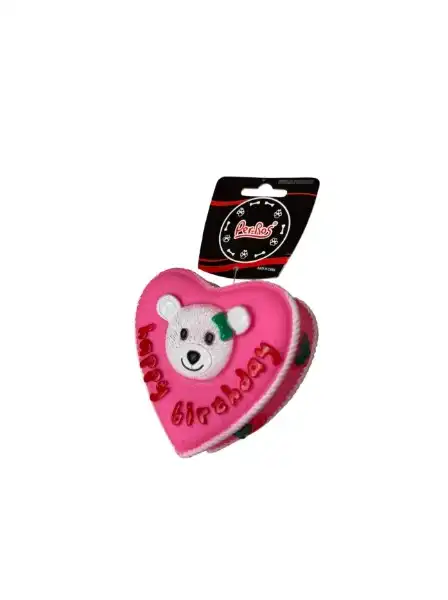 Juguete Per-Ros Corazón Happy Birthday 9.2 cm para Perros