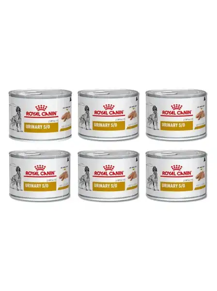 ROYAL LATA URINARY S/O DOG 200G X 6 UNIDADES