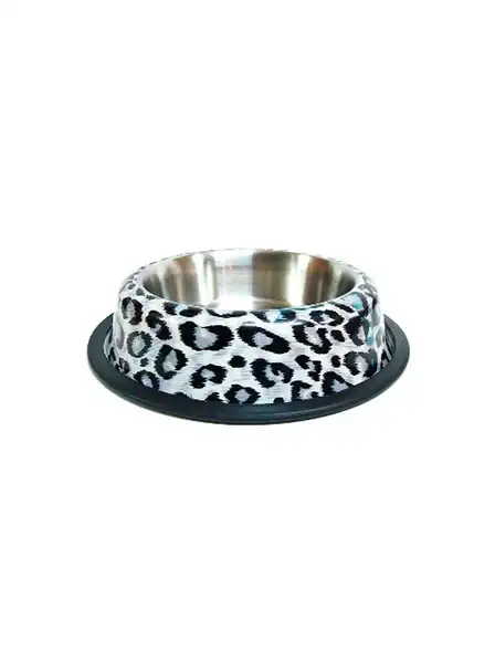 MILLEX COMEDERO INOX Nº5 ANIMAL PRINT COIA10