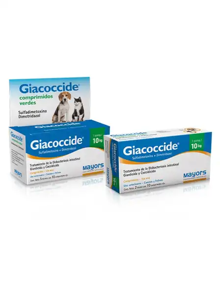 Medicamento Biogenesis Bago Giacoccide Verde Caja X 50 Comp para Perros