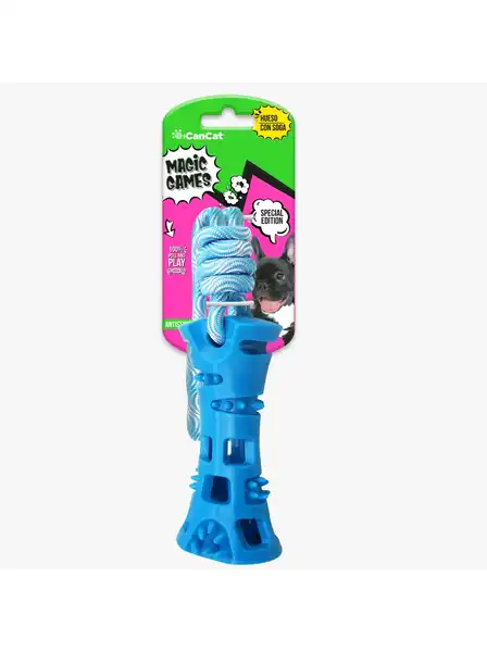 CAN CAT HUESO CON SOGA TPR 8028