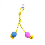 PETSPLAST PELOTA DE GOMA GRANDE SOGA ALPINA 12MMX70CM S604