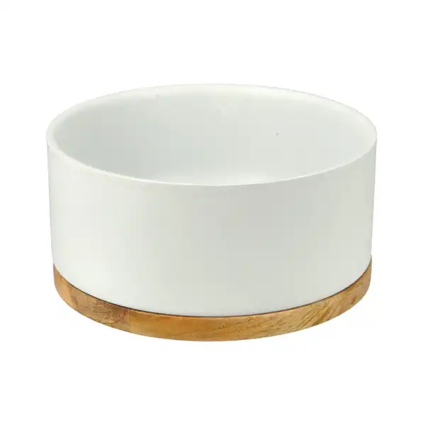 CANCAT COMEDERO RECTO BASE MADERA 13CM