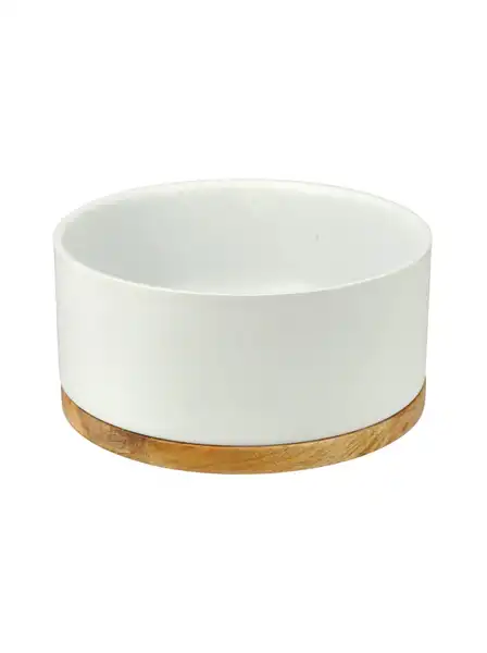CANCAT COMEDERO RECTO BASE MADERA 13CM
