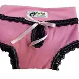PER-ROS Bombacha sanitaria c/puntilla de luxe Nº4