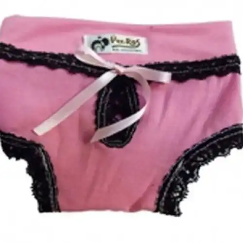 PER-ROS Bombacha sanitaria c/puntilla de luxe Nº4