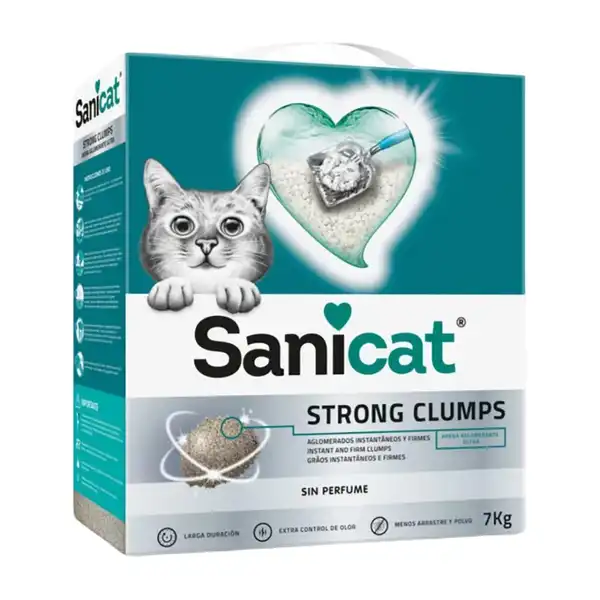 SANICAT PIEDRAS STRONG CLUMPS X 7KG