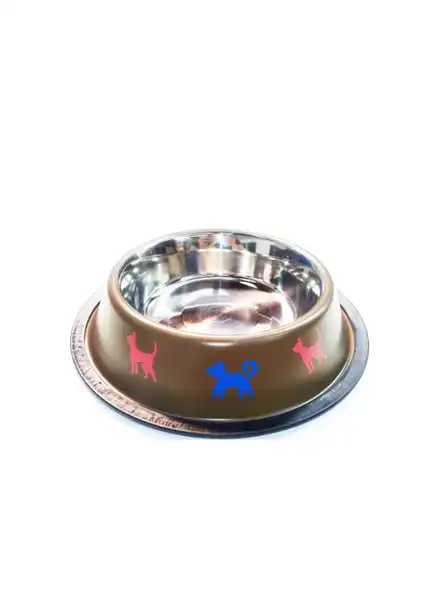 IMPORTADO COMEDERO INOX COLOR PET BOWL 18CM