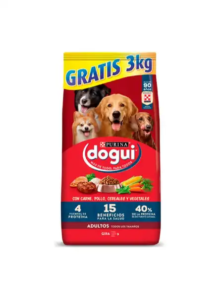 DOGUI ADULTOS 21KG + 3KG