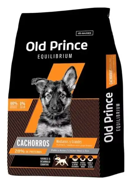 OLDPRINCE EQ CACHORROS MEDIANAS Y GRANDES 15KG 
