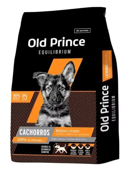 OLDPRINCE EQ CACHORROS MEDIANAS Y GRANDES 15KG 