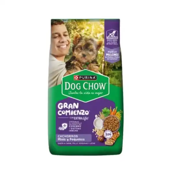 DOGCHOW CACHORROS MINIS Y PEQUEÑAS 21KG