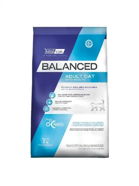 VITALCAN BALANCED GATO ADULTO 2KG