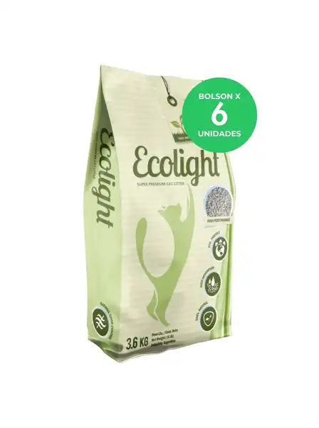 ECOLIGHT PIEDRAS SANITARIAS ECOLIGHT DRY 6 UNIDADES X 3.6 KG