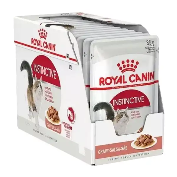 ROYAL INSTINCTIVE CAT POUCH 85GRS (CAJA X 12 UNIDADES)