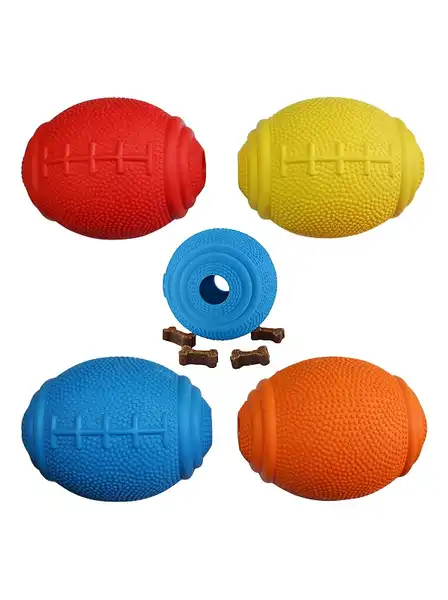 CAN CAT SNACK RUGGBY BALL 10CM ER023 - CANCAT