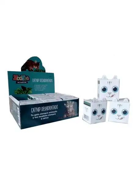 ZOOTEC CATNIP DESHIDRATADO X12 UNIDADES