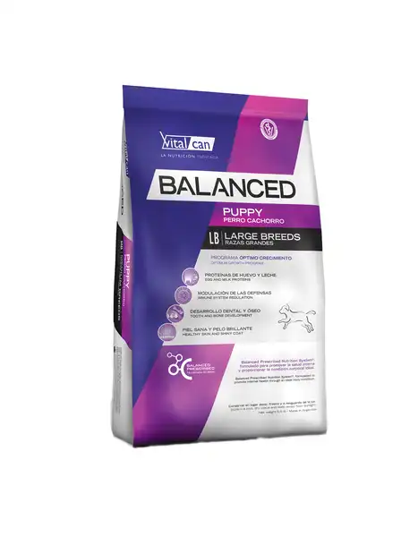 VITALCAN BALANCED CACHORRO RAZA GRANDE 20KG+2KG (BOLSA DE 22KG)